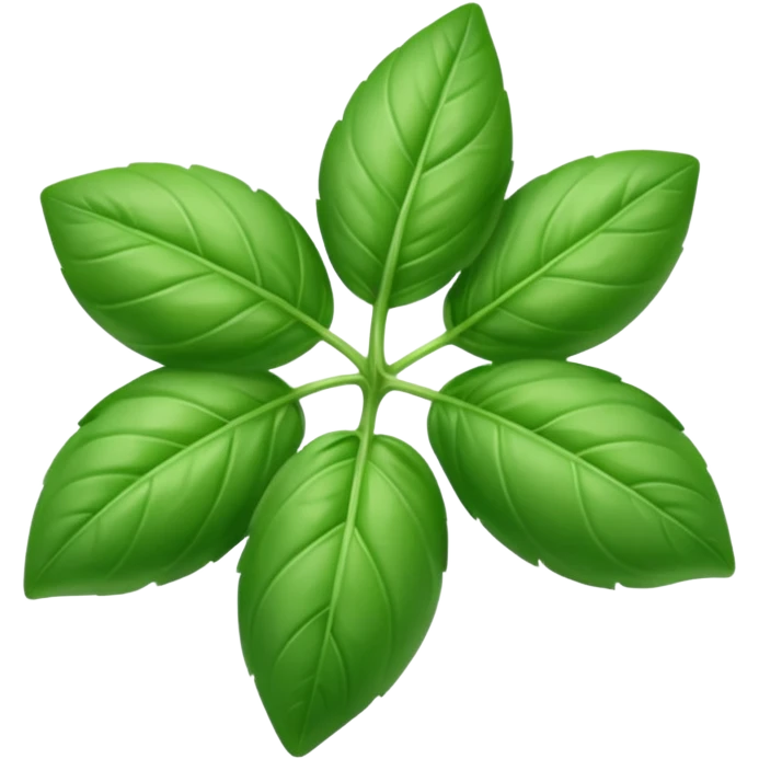 Basil emoji without a pot emoji