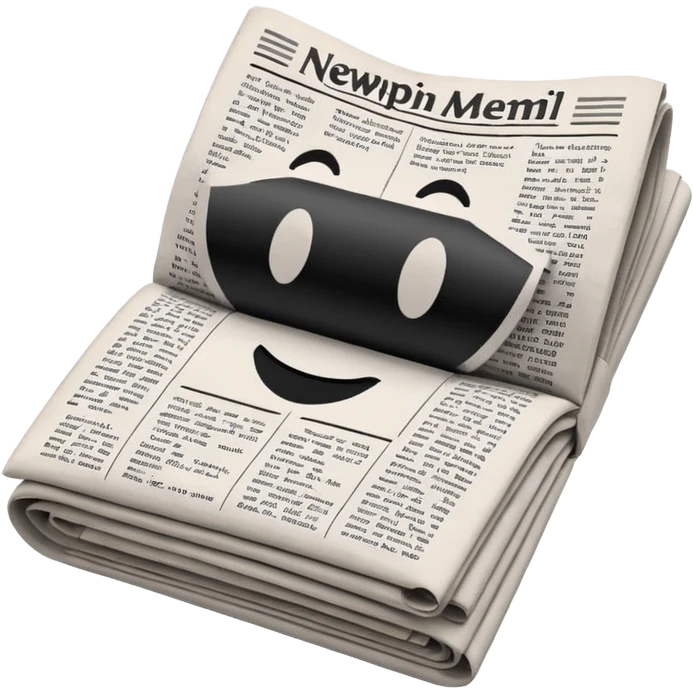 Newspaper emoji