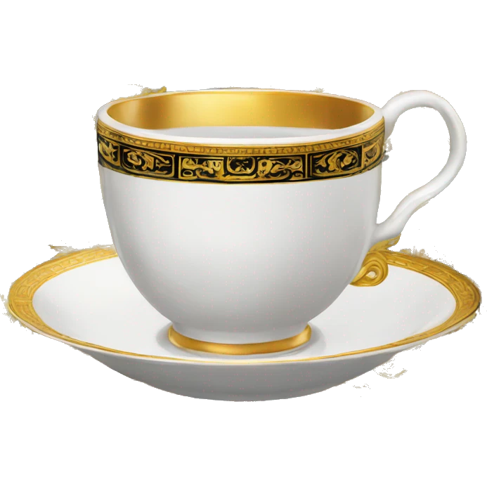 Versace tea cup emoji