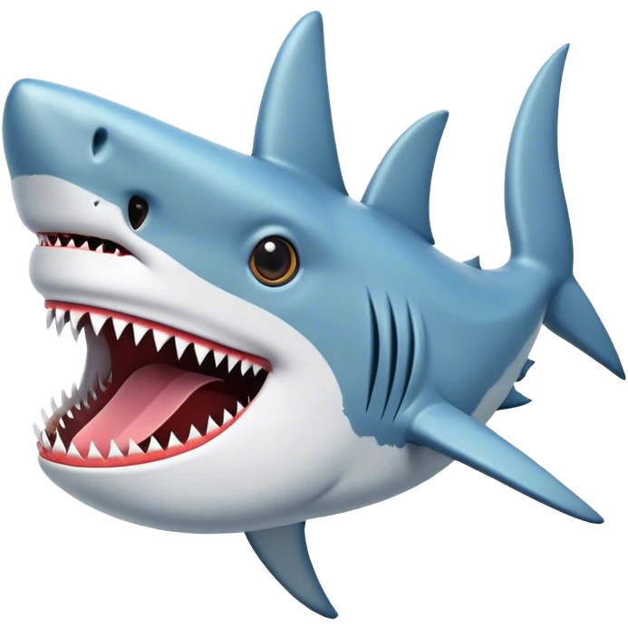 Shark with llama head emoji