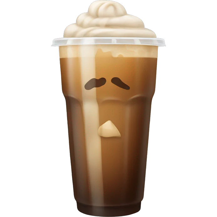 Iced coffee emoji