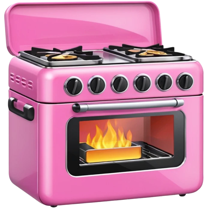 pink portable stove emoji