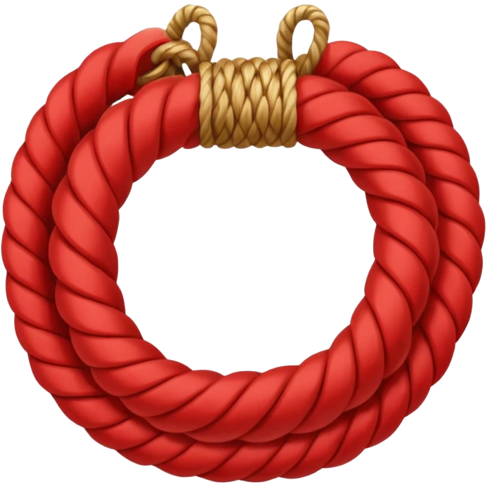 A bundle of red rope emoji
