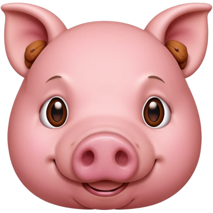 pig eating nuts emoji