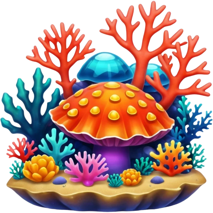 Coral Reef Treasure emoji