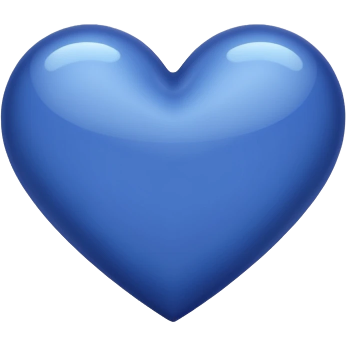 сердце цвета индиго emoji