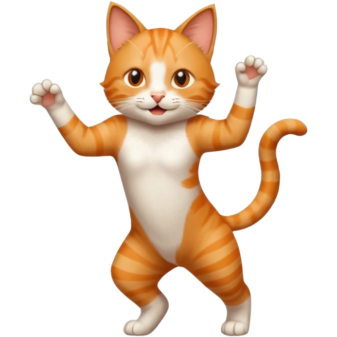 Dancing cat emoji