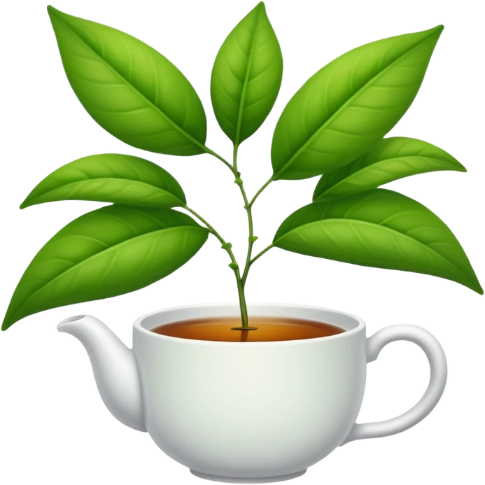 tea plant emoji