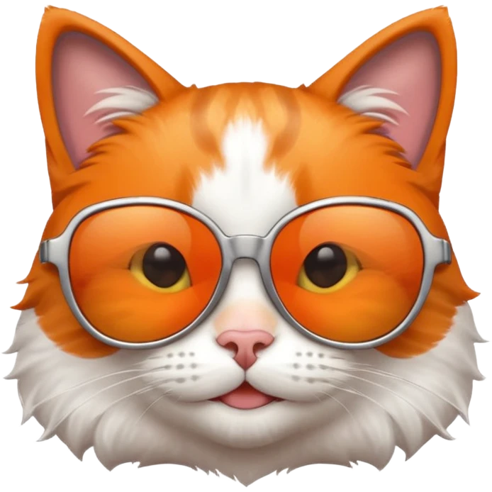 smiling cat with sunglasses emoji