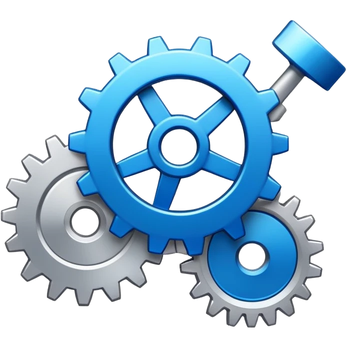 Airtable logo with a small cog in the top right emoji