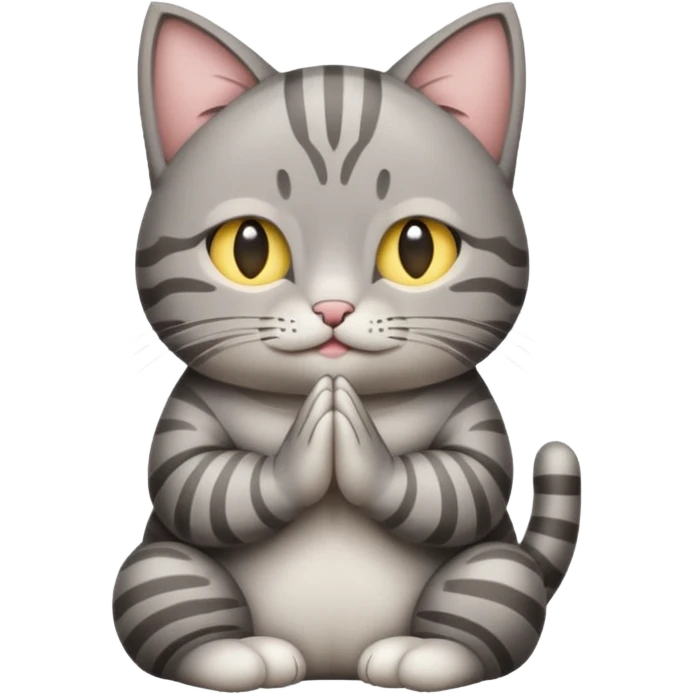 cat praying emoji