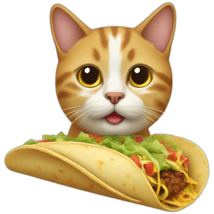 cat taco emoji