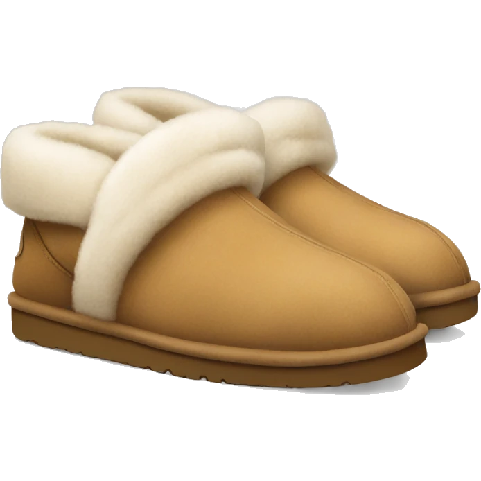 Pair of house shoes ugg  emoji