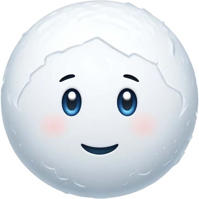 Snowball emoji