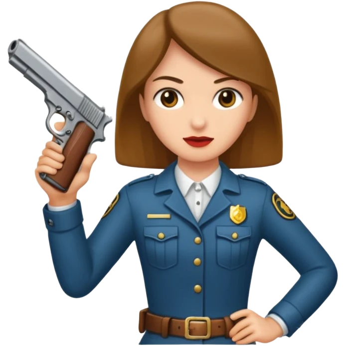 Este emoji 😂 de risa con una pistola en la mano emoji