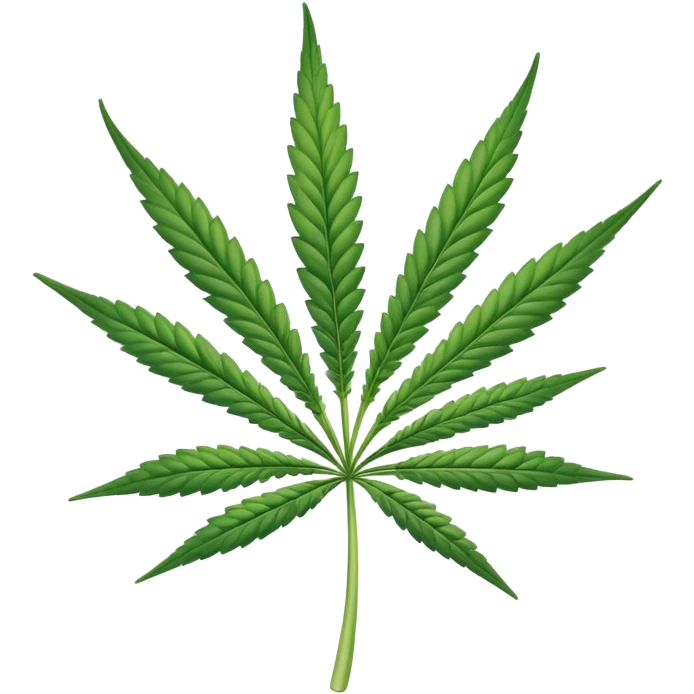Cannabis plant budding emoji