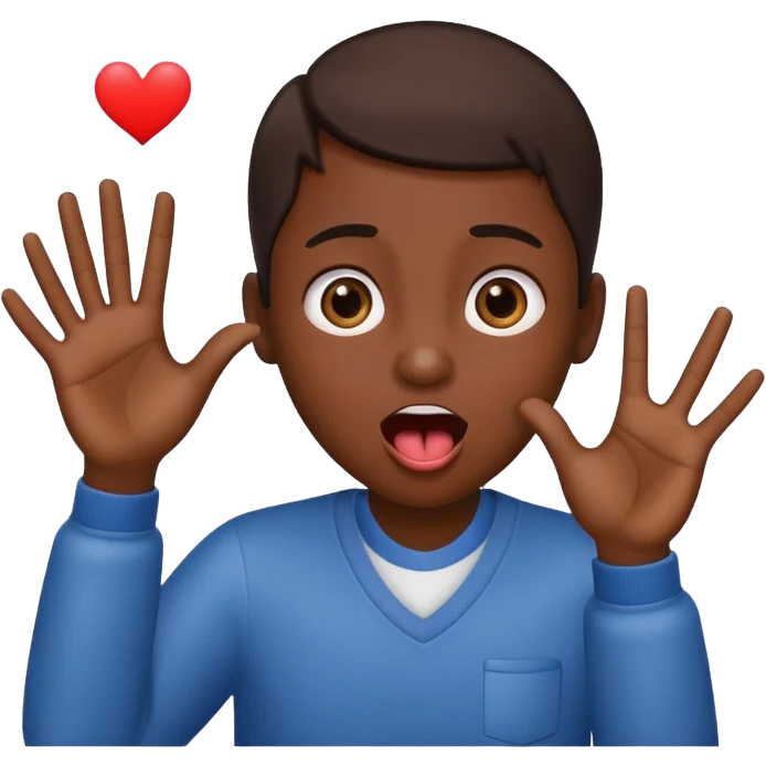 🤤👂👂🤟 emoji
