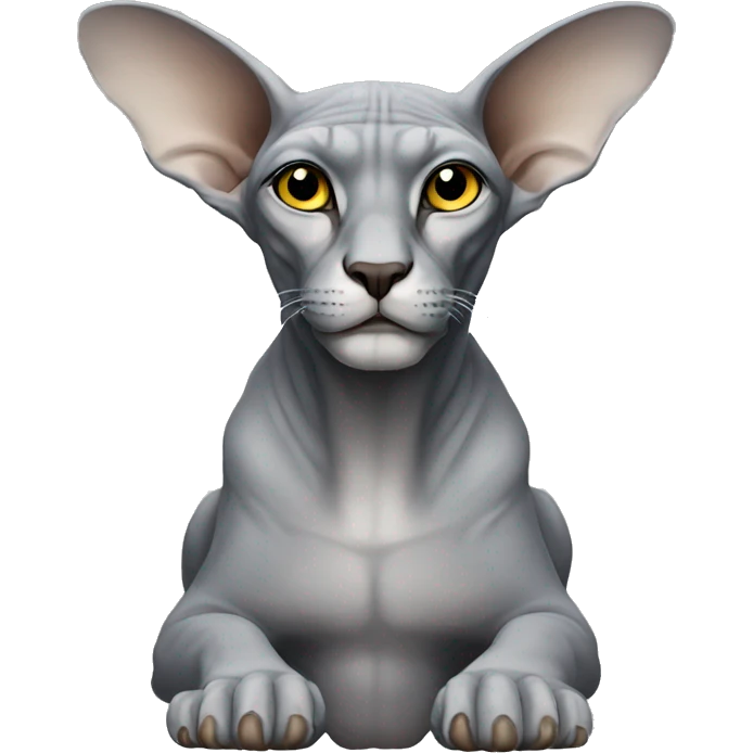Grey sphinx emoji