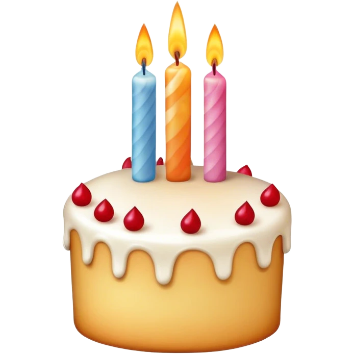 cake with candle emoji