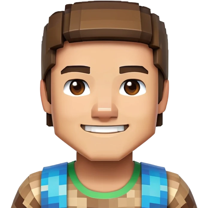 Minecraft Steve emoji