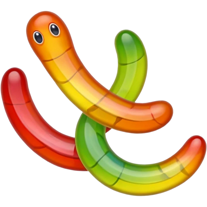 gummy worms emoji