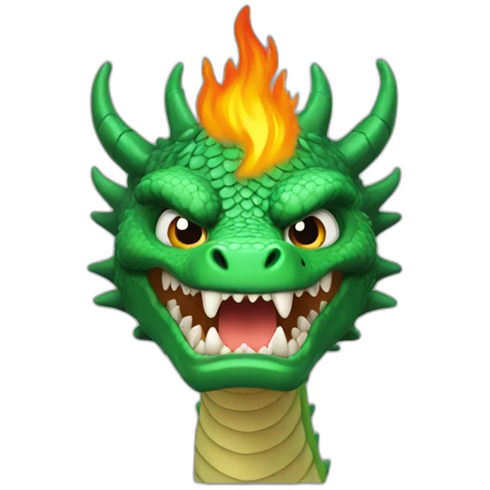 Dragon de feu emoji