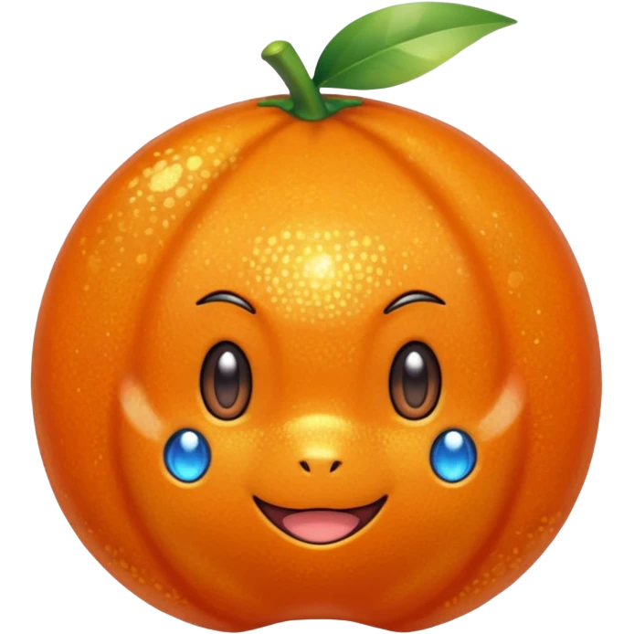 glitter pokemo orange emoji