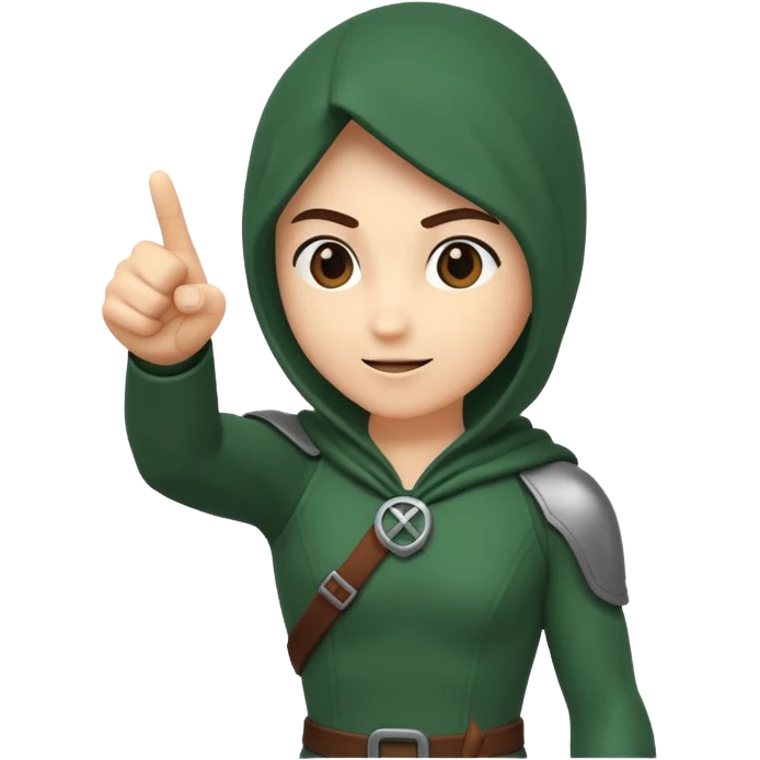 rogue character pointing up “idea” with vine spark emoji | AI Emoji ...