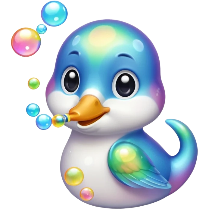 animale blowing bubbles emoji