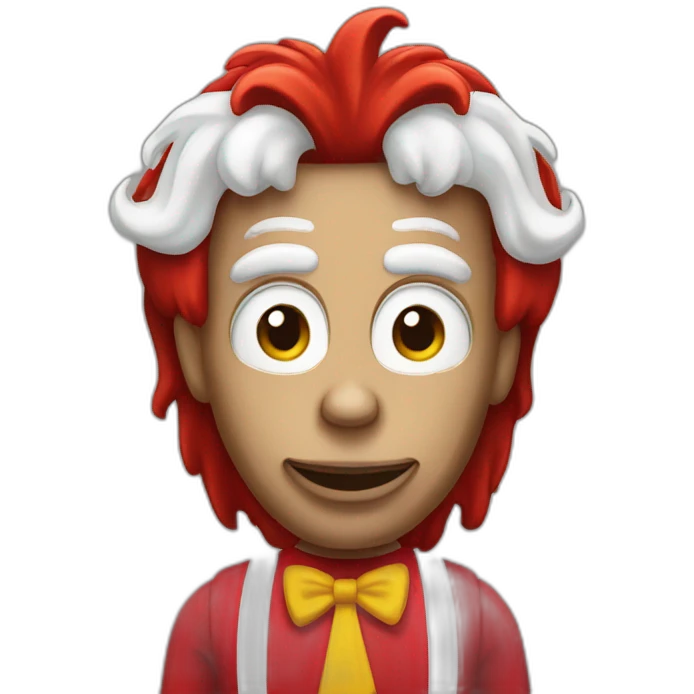 Ronald McDonald emoji