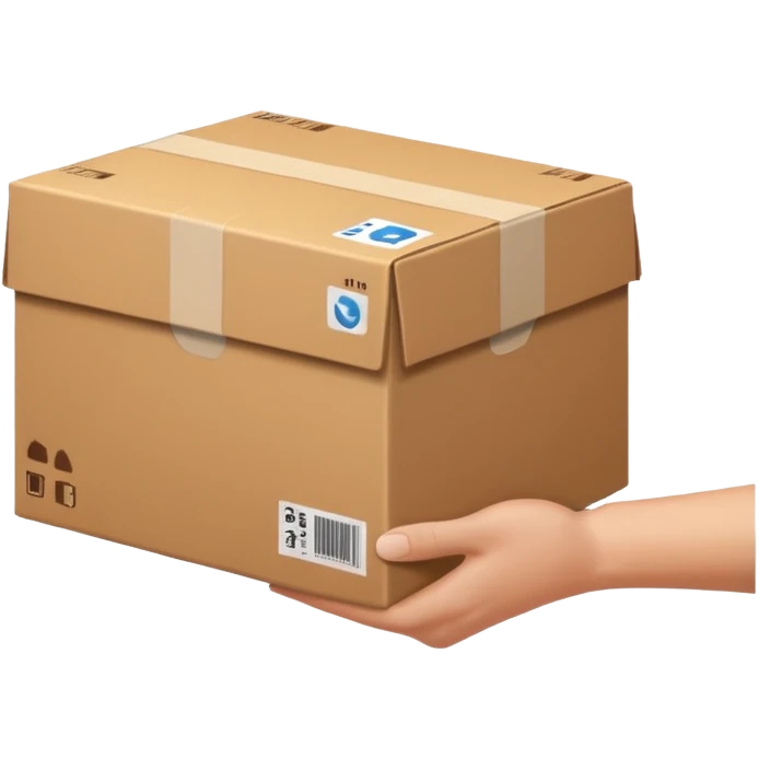 handing box normal package emoji