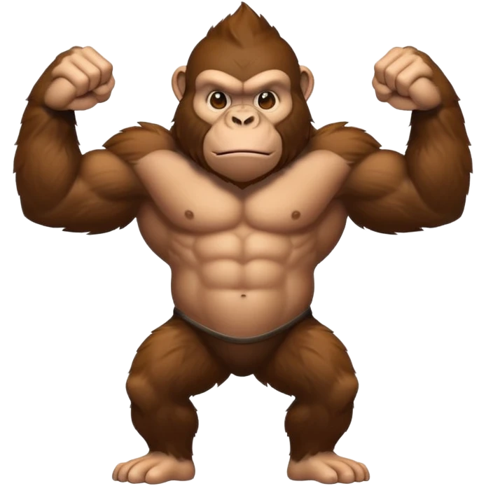 Strong ape emoji