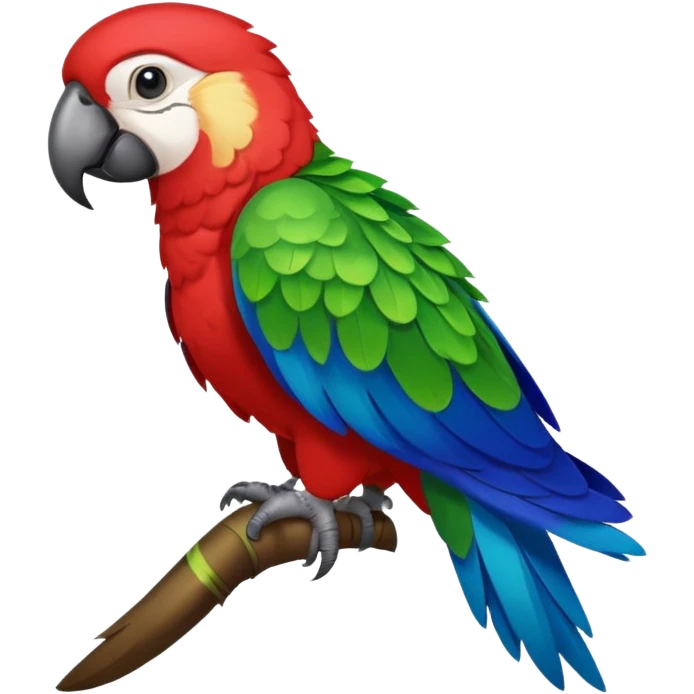 a full Parrot emoji