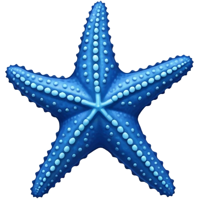 blue sea star emoji