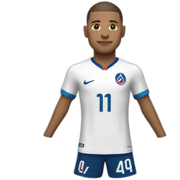 Mbappé maillot om emoji