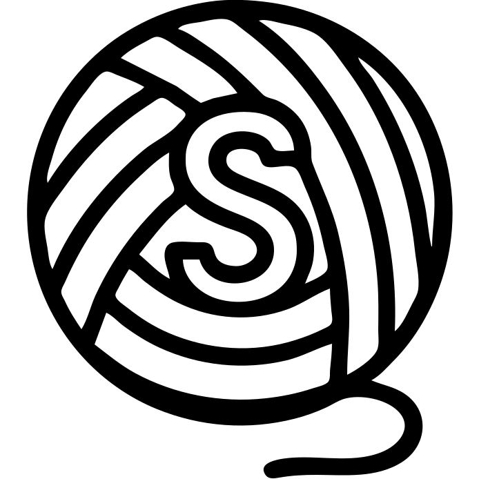 клубок минимализм c буквой S emoji
