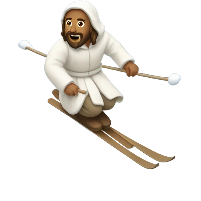Jesus sking emoji