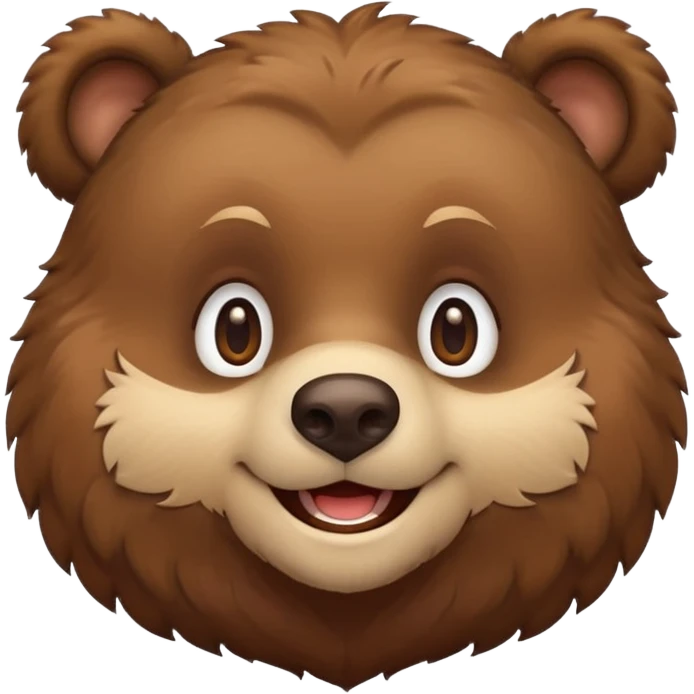 웃고 있는 곰 emoji