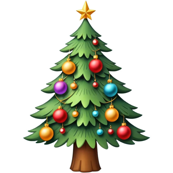 New Year tree emoji