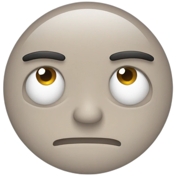 Hangover eye emoji