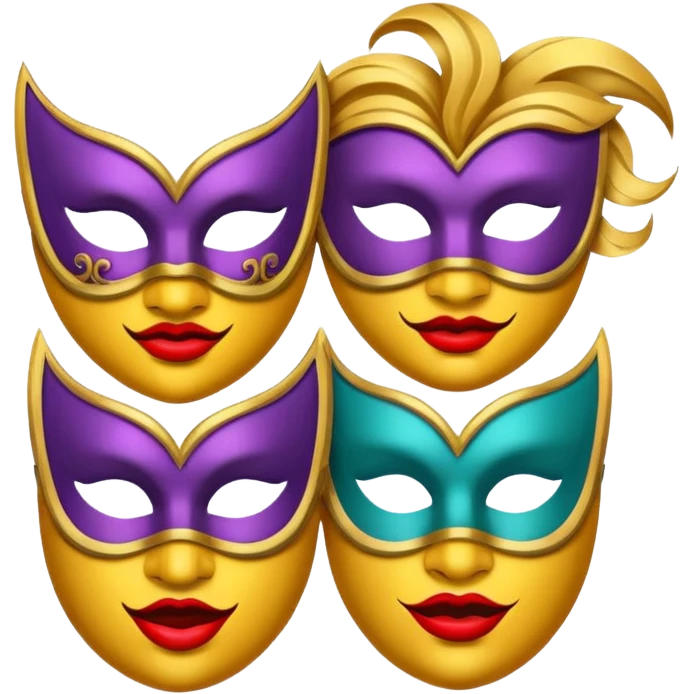 masks for acting emoji