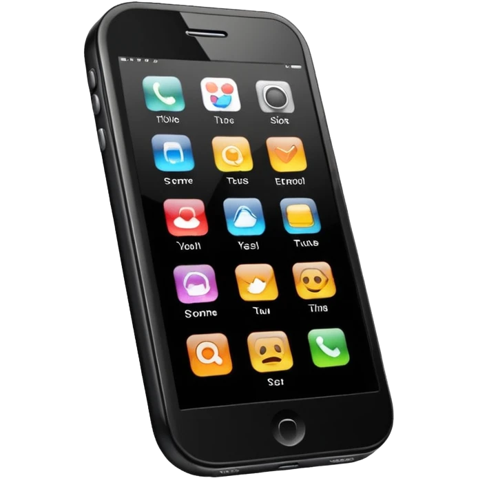 black phone emoji