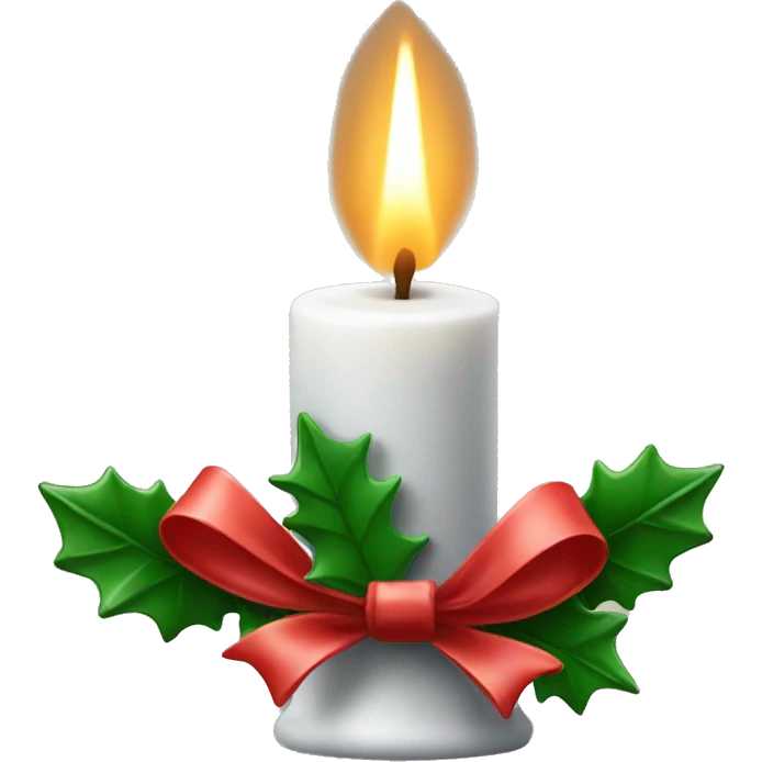 christmas candle emoji