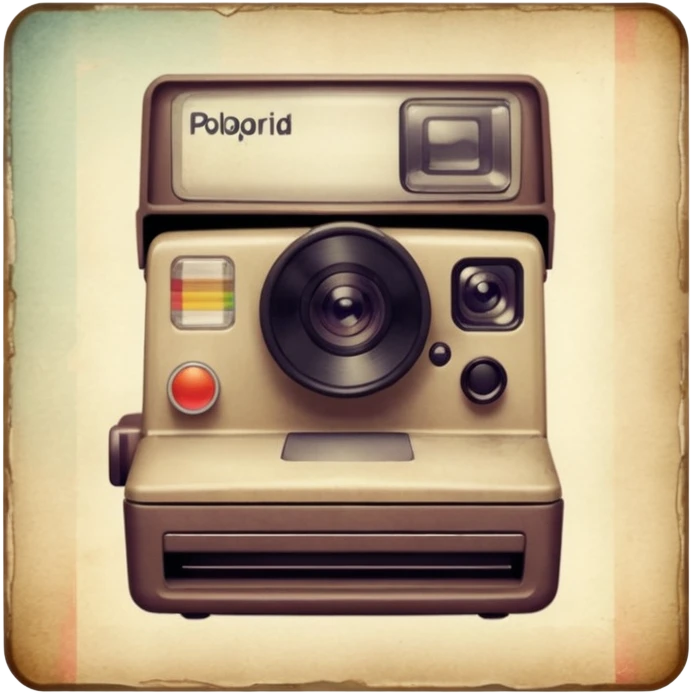 Polaroid photo emoji
