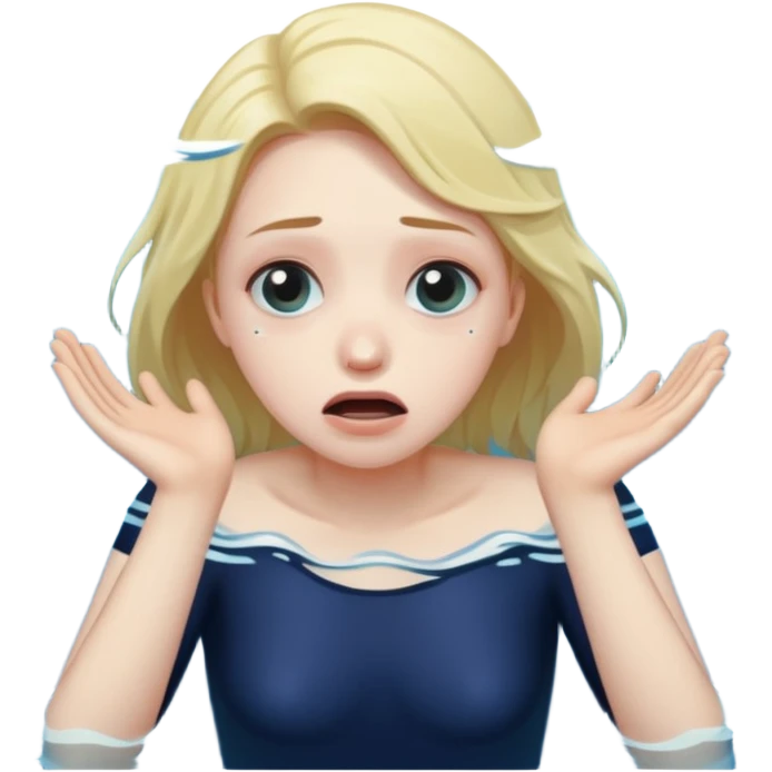 drowning emoji