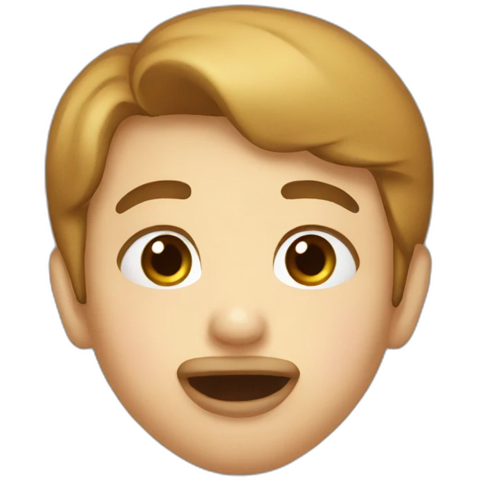 Lower lip bite emoji