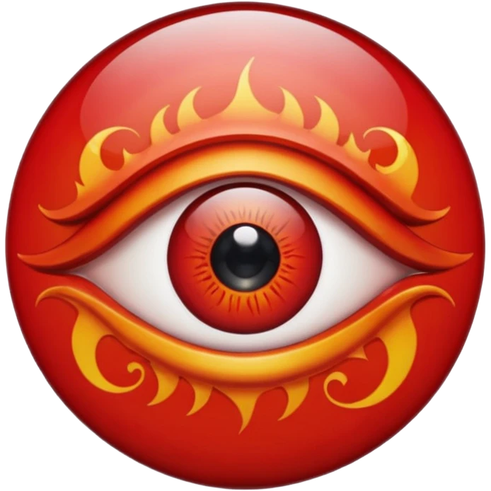Red nazar emoji