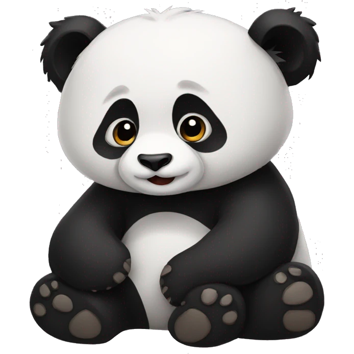 Panda ask something  emoji