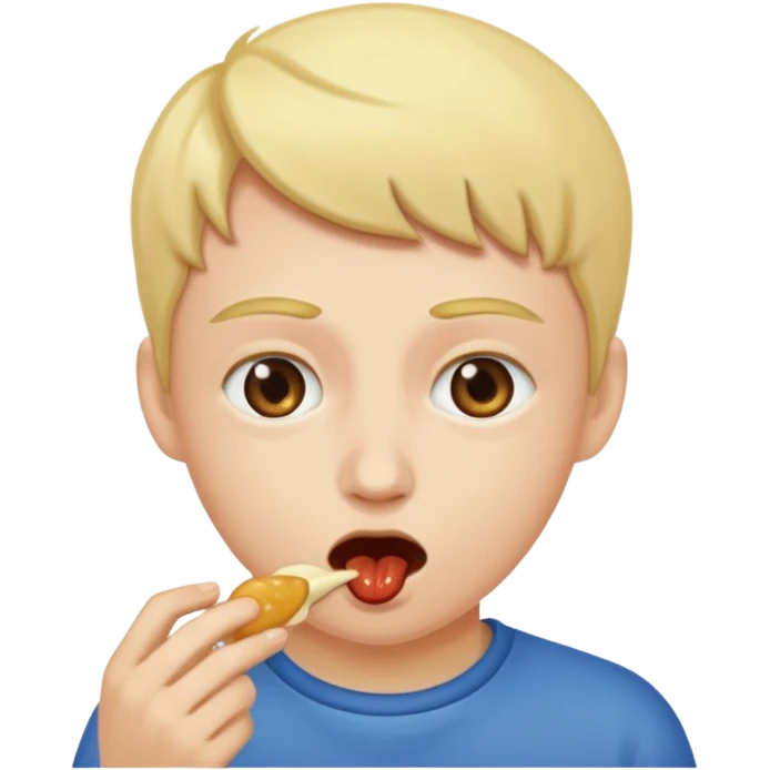 Eating anus emoji
