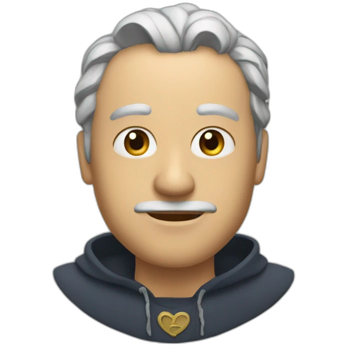 Cœur de pierre emoji